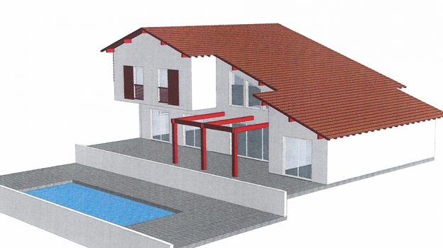 Image de Terrasse et Maison individuelle 
