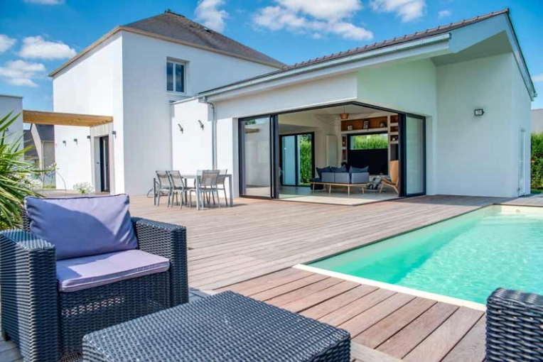 Image de Terrasse et Maison individuelle 