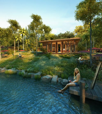 LAC SANCHA PAVILLONS DE PECHE 