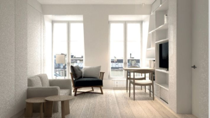Aménagement studio moderne