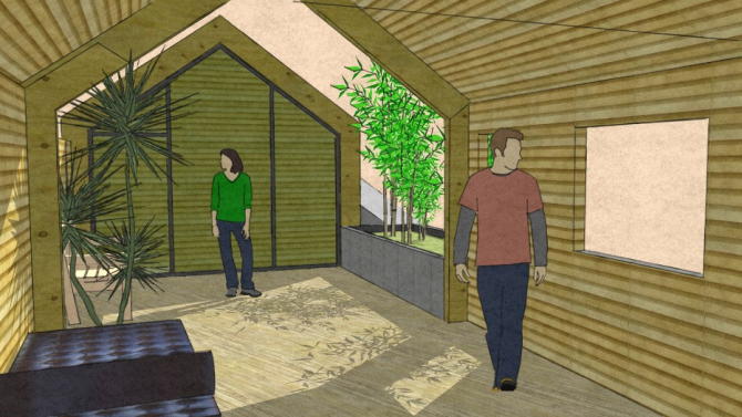 Un jardin sur les toits nantais