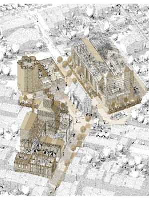 Transformation d'une friche industrielle en pôle multiprogramme - Europan 17