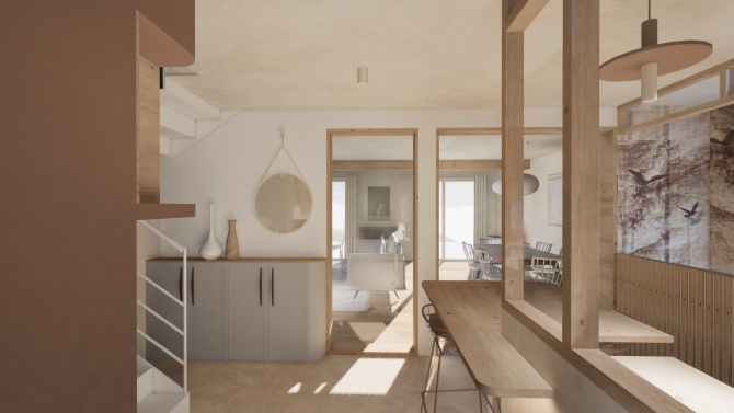 Rénovation intérieure d'une maison de ville