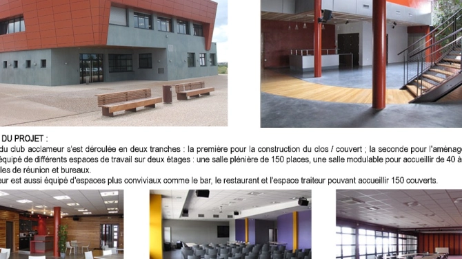 SALLE EVENEMENTIELLE SPORTS:SPECTACLES L'ACCLAMEUR
