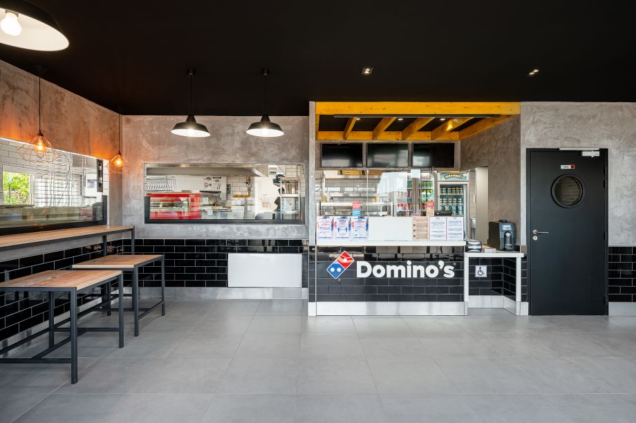 Un projet d’aménagement du restaurant Dominos Pizza par Mounir Melouah