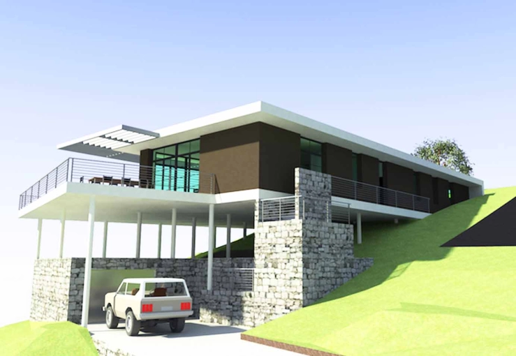 Maison individuelle, Construction neuve, Contemporain