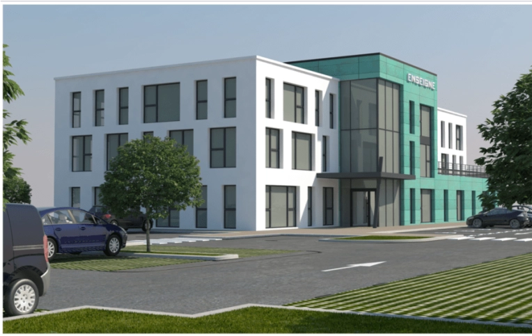 Bâtiment professionnel, Construction neuve, Moderne