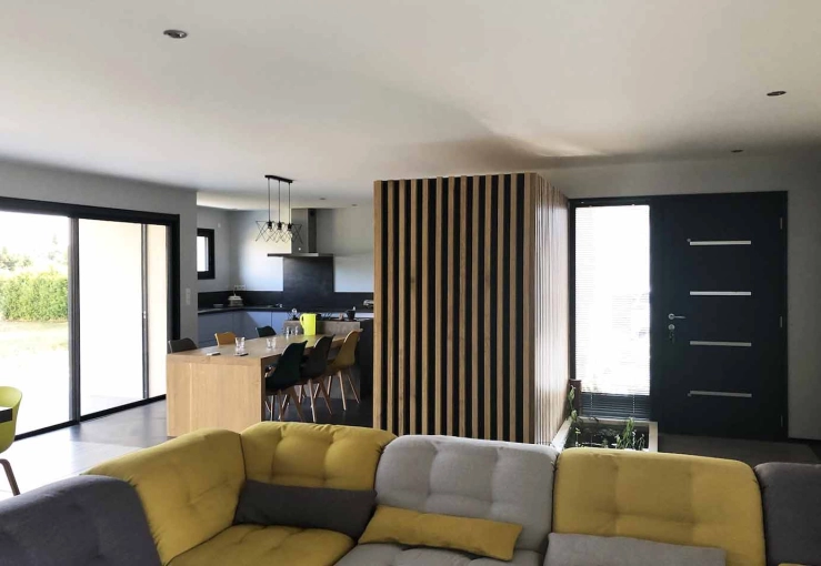 Maison individuelle, Architecture d’intérieur, Construction neuve, Contemporain