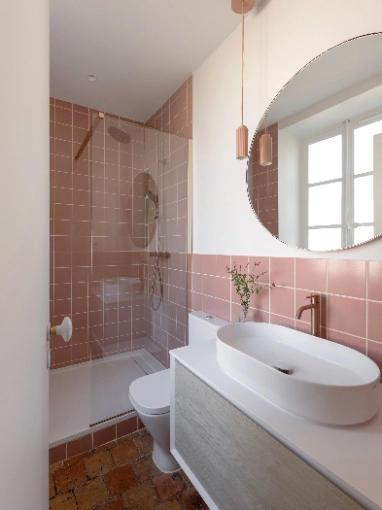 Patrimoine, Mise aux normes, Maison individuelle, Rénovation, Maison de campagne, Architecture d’intérieur, Réhabilitation, Contemporain, Moderne