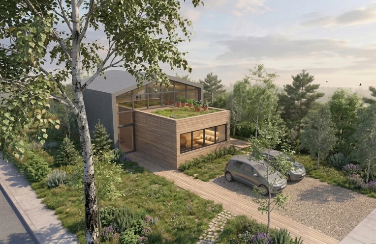 Single-Family Homes, New Build, contemporary