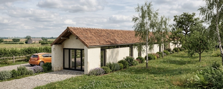 Maison individuelle, Maison de campagne, Architecture d’intérieur, Construction neuve, Étude de faisabilité, Corps de ferme, Plan, Conseil