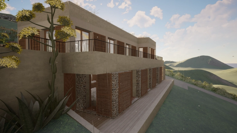 Maison de campagne, Construction neuve, Contemporain