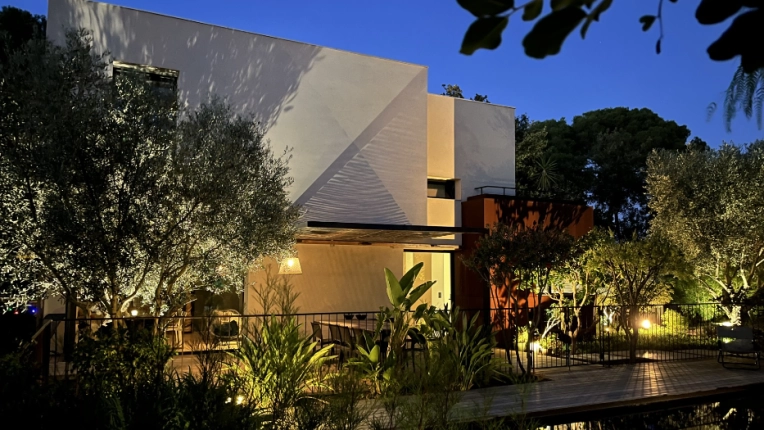 Terrasse, Maison individuelle, Maison de ville, Maison de campagne, Piscine, Moderne