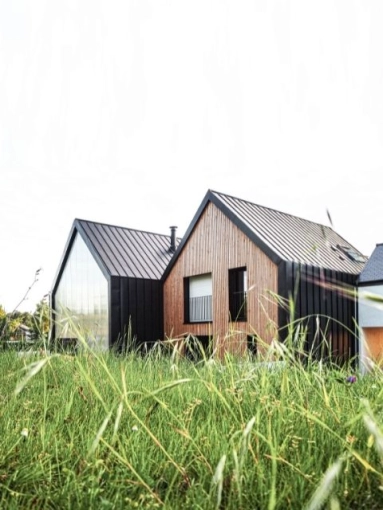 Maison individuelle, Maison passive / écologique, Chalet / Maison en bois, Construction neuve, Futuriste, Contemporain