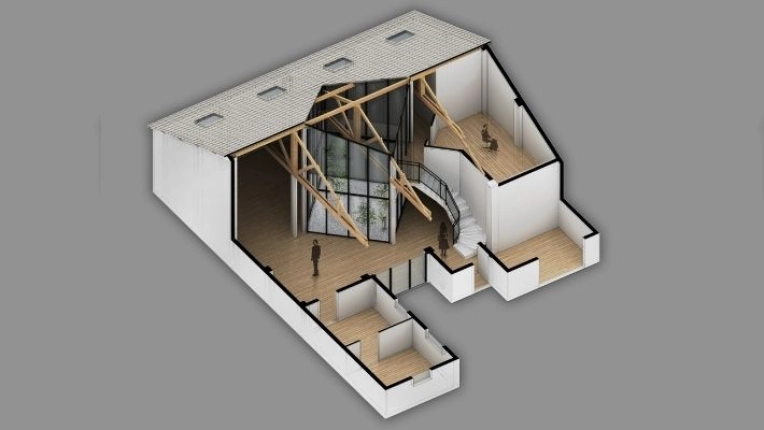 Appartement, Architecture d’intérieur, Contemporain