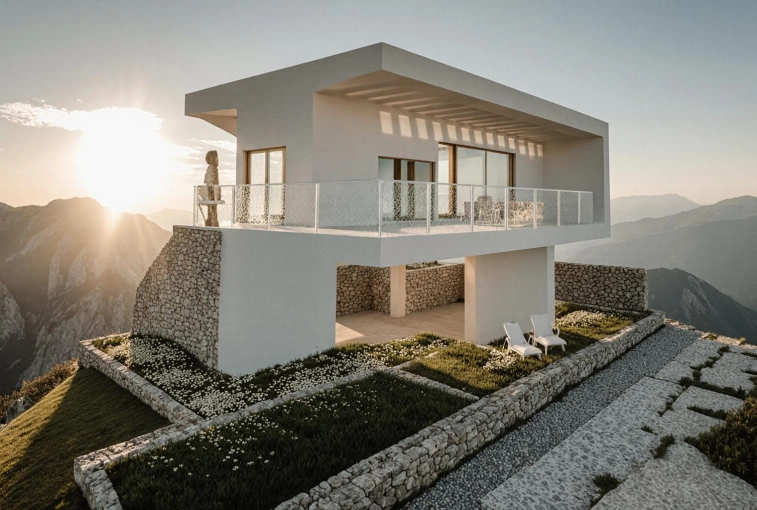 Chalets / Wooden Houses, New Build, Futuristic