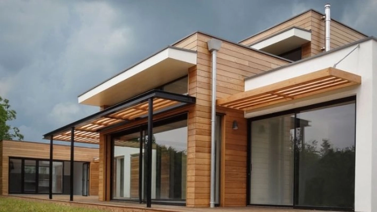 Maison individuelle, Maison passive / écologique, Chalet / Maison en bois, Maison de campagne, Construction neuve, Contemporain, Moderne