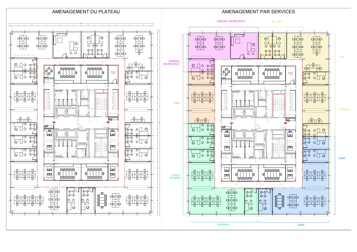 Bâtiment professionnel, Bureau, Architecture d’intérieur, Moderne