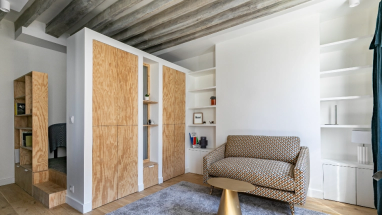 Appartement, Résidentiel collectif, Rénovation, Contemporain