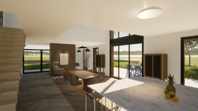 Maison individuelle, Rénovation, Maison de ville, Maison de campagne, Architecture d’intérieur, Réhabilitation, Contemporain, Traditionnel