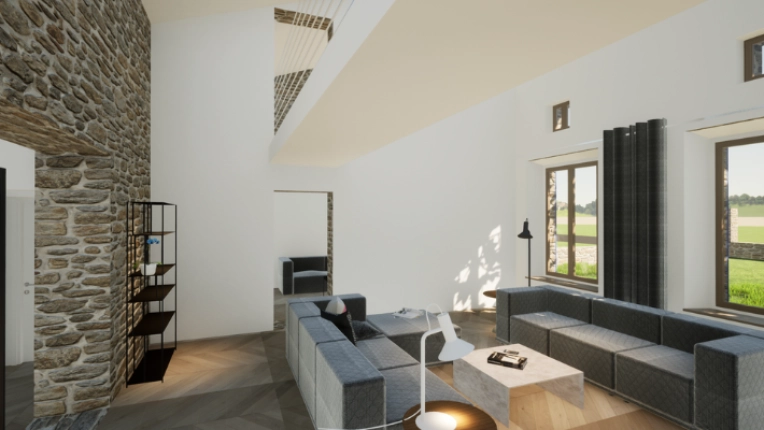 Maison individuelle, Rénovation, Maison de campagne, Architecture d’intérieur, Construction neuve, Contemporain, Traditionnel