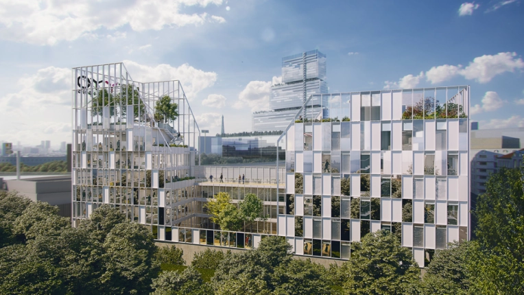 Bâtiment professionnel, Bureau, Construction neuve, Contemporain, Moderne