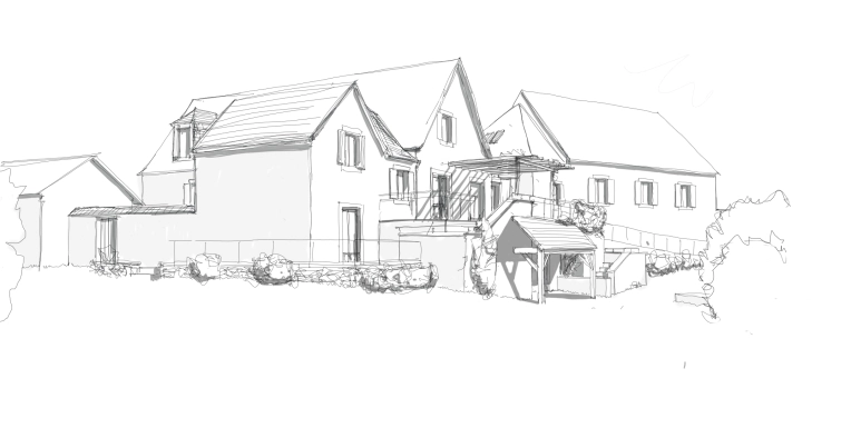 Patrimoine, Transformation, Mise aux normes, Hôtellerie - Restauration, Extérieur, Bâtiment accueillant du public (ERP), Rénovation, Architecture d’intérieur, Extension, Réhabilitation, Plan, Permis de construire, Suivi de chantier, Conseil, Diagnostic