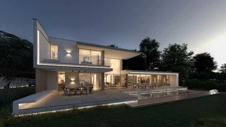 Maison individuelle, Exterieur, Maison de ville, Maison de campagne, Construction neuve, Villa, Contemporain