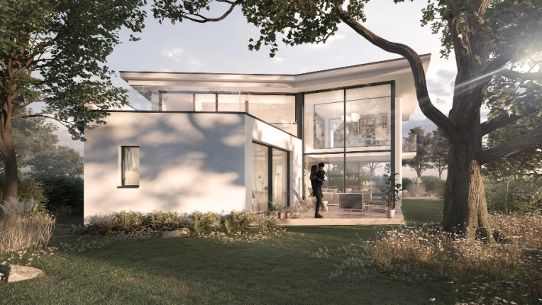 Maison individuelle, Construction neuve, Contemporain