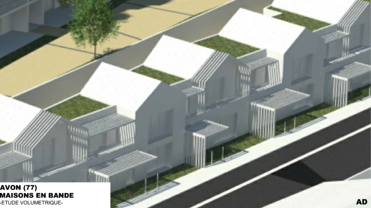 Maison de ville, Construction neuve, Contemporain