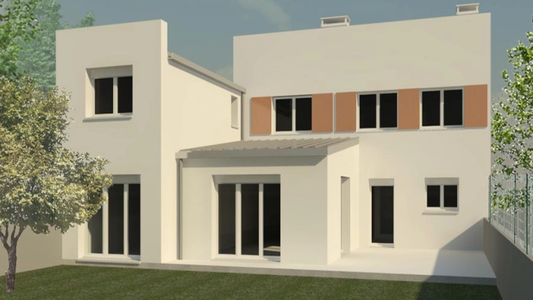 Surélévation, Maison individuelle, Contemporain