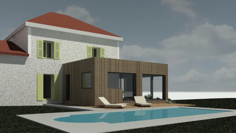 Maison individuelle, Extension, Moderne