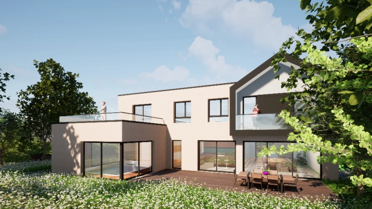 Maison individuelle, Construction neuve, Moderne