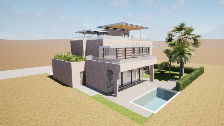 Maison individuelle, Construction neuve, Moderne