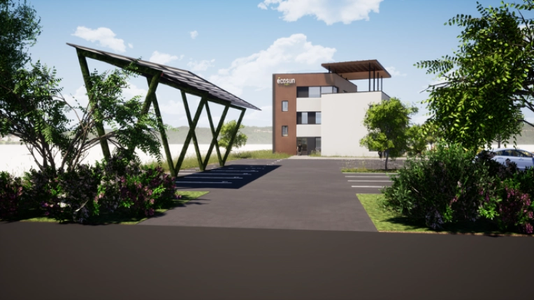 Bâtiment professionnel, Bureau, Construction neuve, Moderne