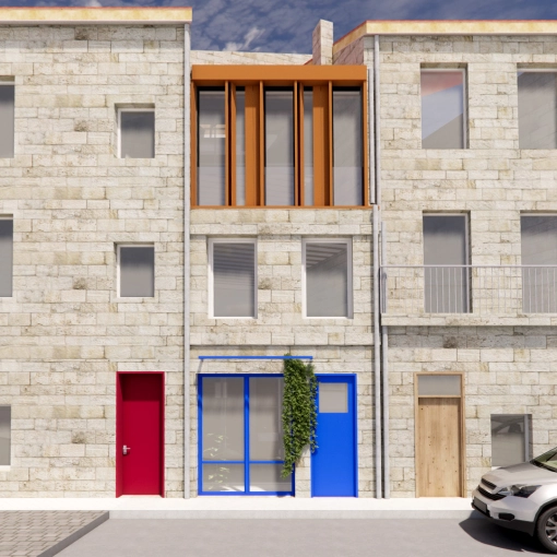 Vertical expension, Single-Family Homes, contemporary