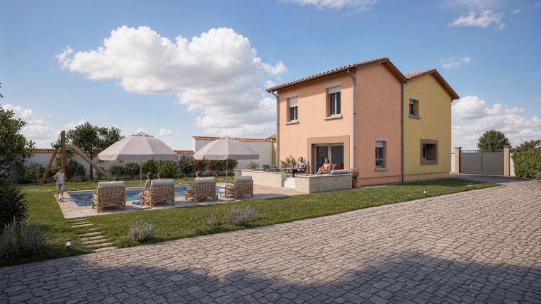 Maison individuelle, Extension, Villa, Plan, Permis de construire