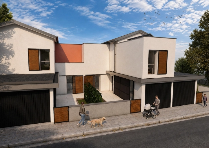 Surélévation, Maison individuelle, Extension, Plan