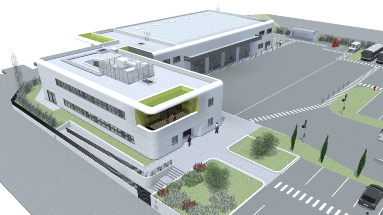 Bâtiment professionnel, Bureau, Bâtiment industriel, Bâtiment accueillant du public (ERP), Construction neuve, Contemporain, Moderne