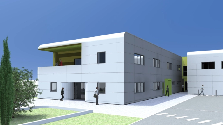 Bâtiment professionnel, Bureau, Bâtiment industriel, Bâtiment accueillant du public (ERP), Construction neuve, Contemporain, Moderne