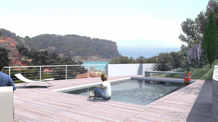 Maison individuelle, Construction neuve, Contemporain