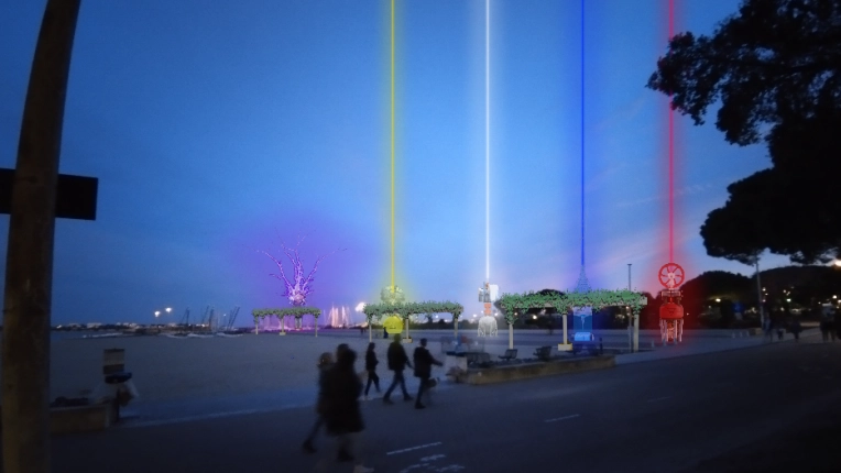 Jardin, Exterieur, Futuriste