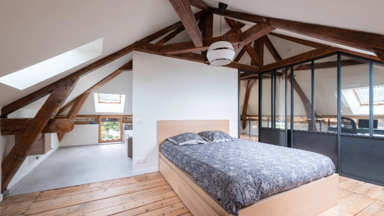 Townhouses, Attic, contemporary, Classic