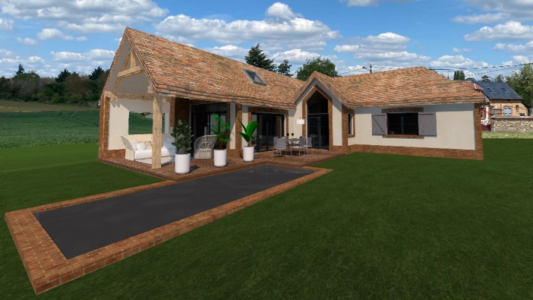 Maison individuelle, Construction neuve, Traditionnel