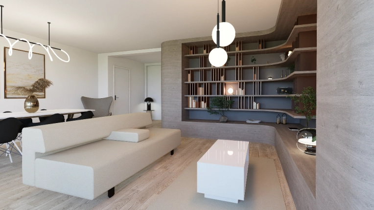 Appartement, Architecture d’intérieur, Contemporain