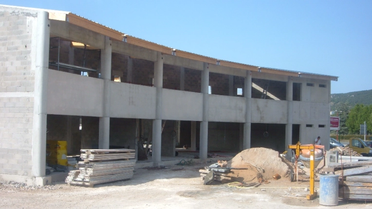 Bâtiment professionnel, Bureau, Bâtiment industriel, Construction neuve, Moderne