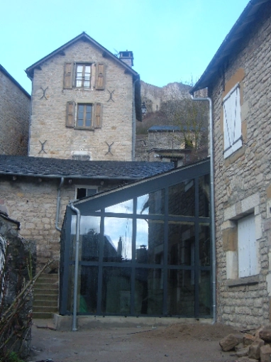Maison de ville, Extension, Réhabilitation, Contemporain, Historique