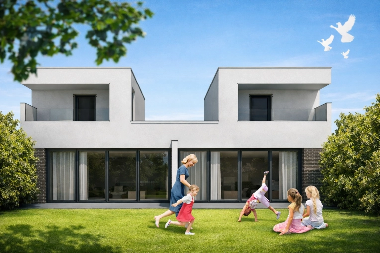 Maison de ville, Construction neuve, Moderne