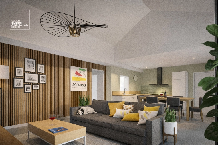 Maison de ville, Construction neuve, Contemporain