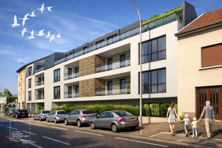 Appartement, Résidentiel collectif, Construction neuve, Contemporain, Moderne, Minimaliste